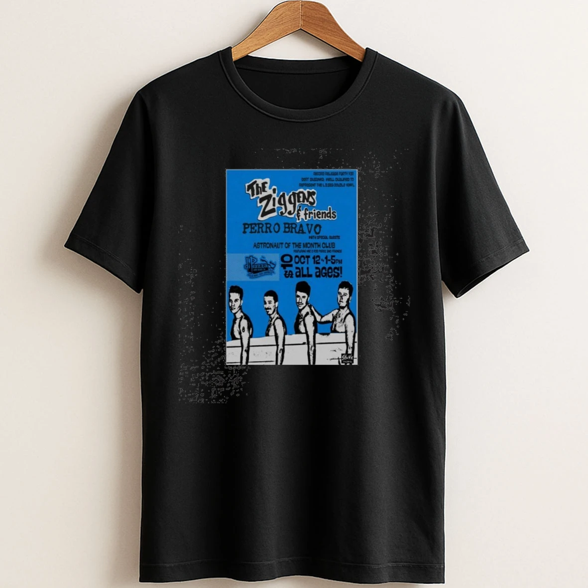 The Ziggens And Friends Oct 12 2025 Dipiazzas In Long Beach Ca T Shirt