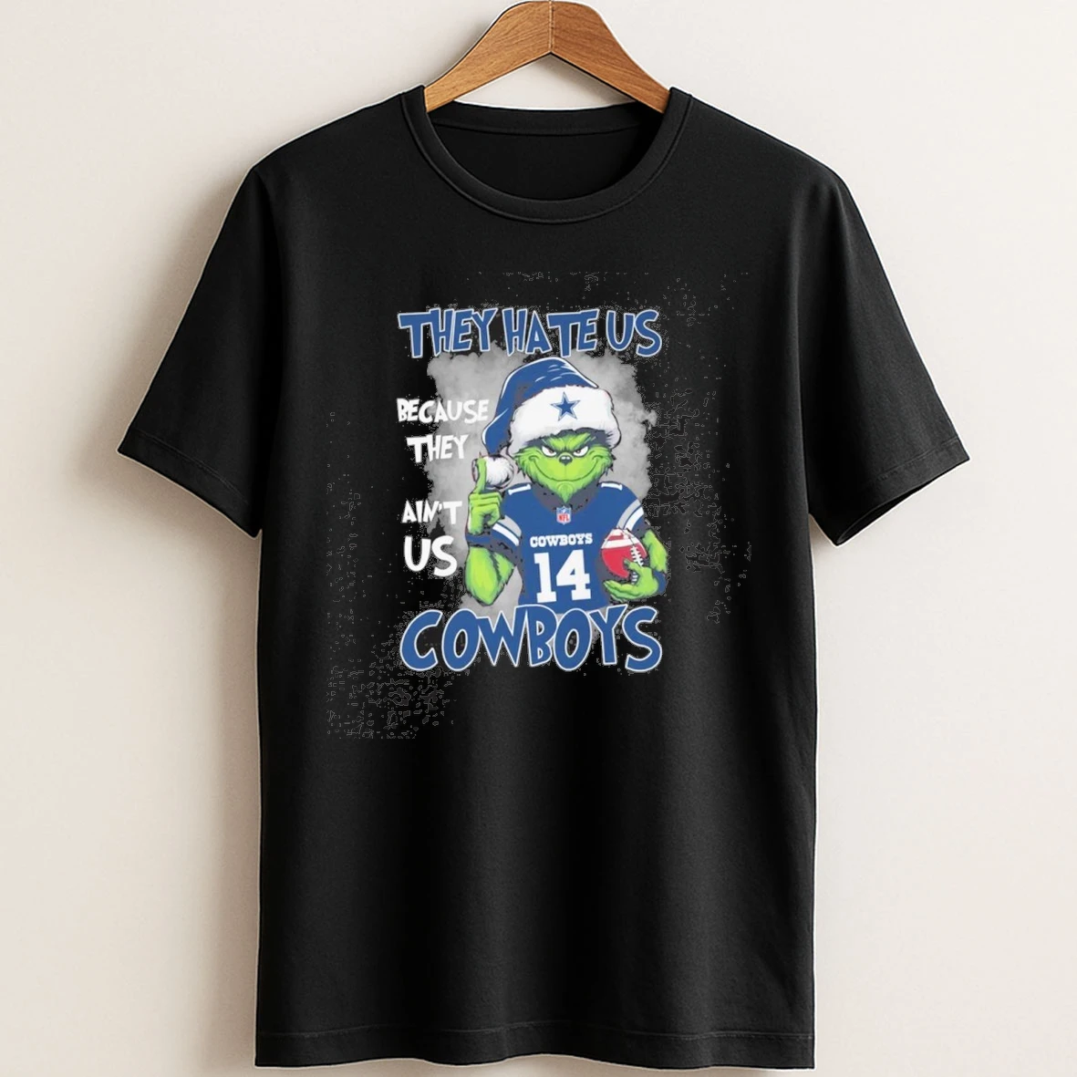 They Hate Us Cause They Aint Us Dallas Cowboys Christmas T Shirt