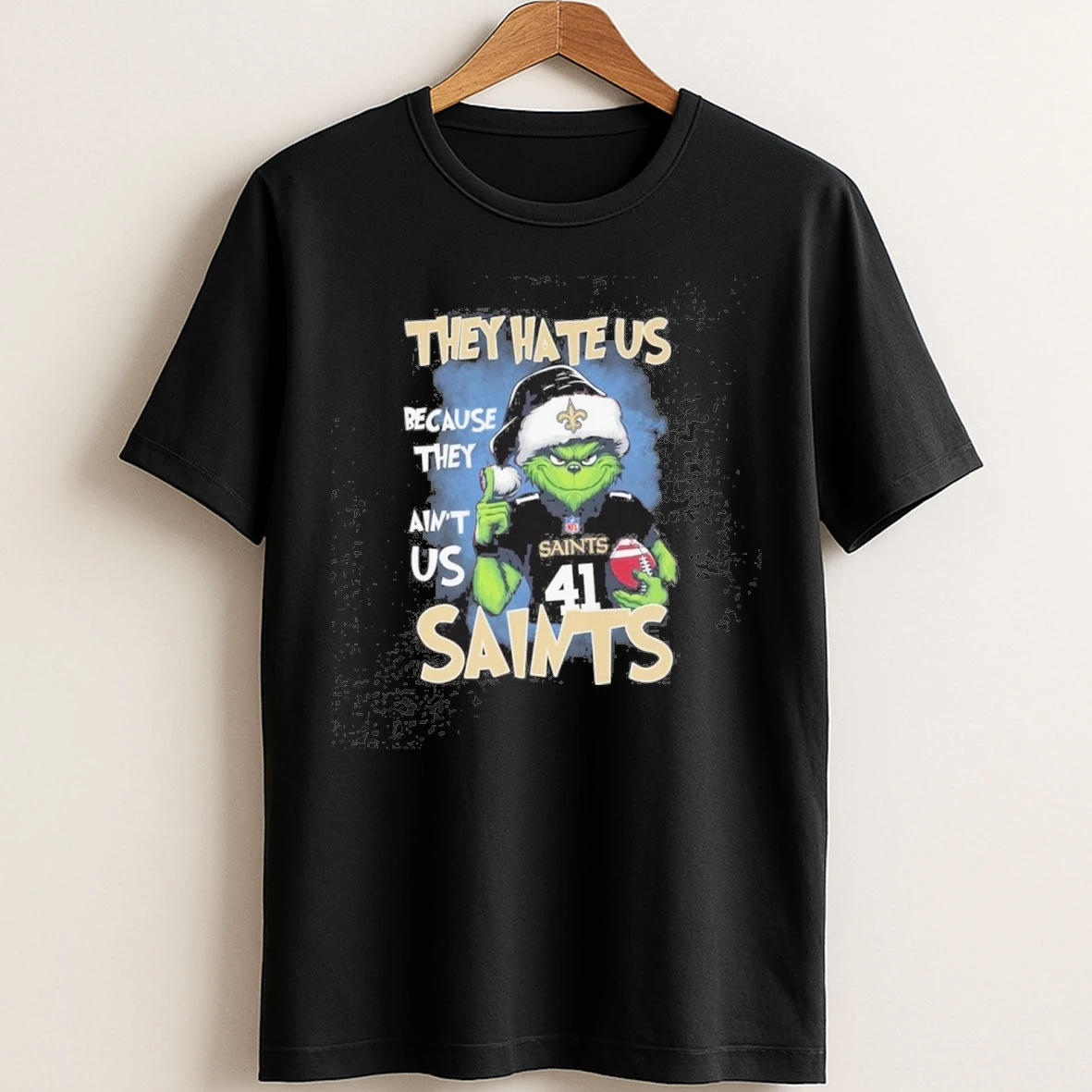 They Hate Us Cause They Aint Us New Orleans Saints Christmas T Shirt