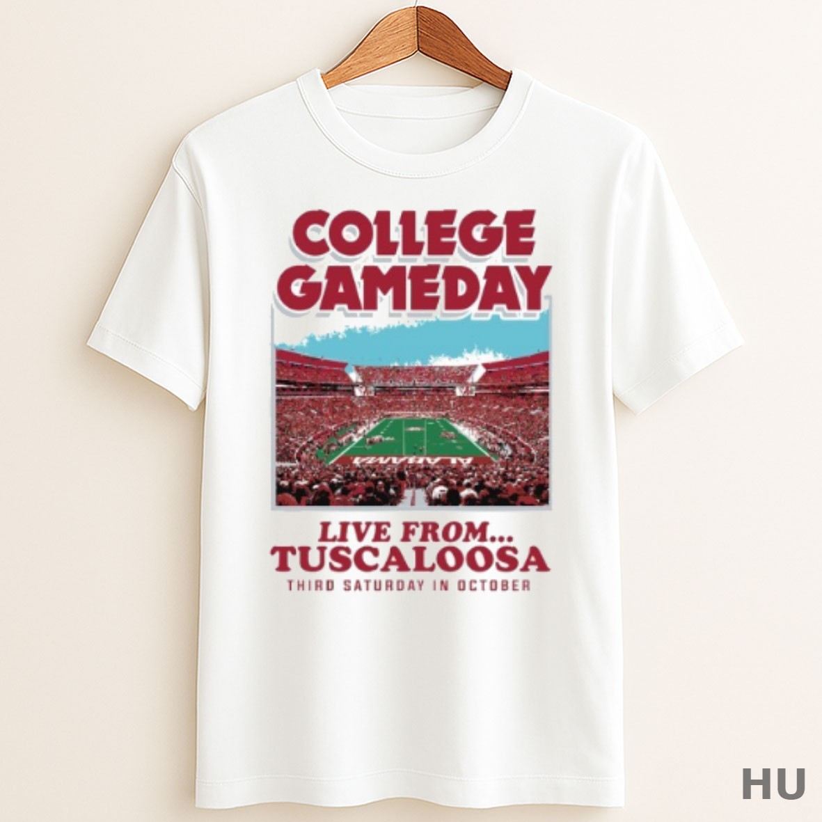 Official Alabama Football 2025 College Gameday Live From Tuscaloosa Al October 18th Shirt Sweater Tee