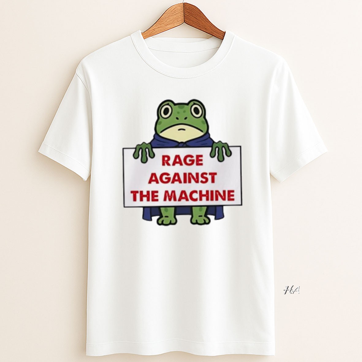 Official Anti Establishment Activist Rage Against The Machine Frog T Shirt