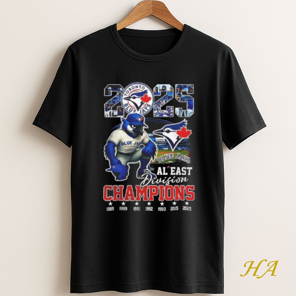 Official Awesome Toronto Blue Jays 2025 Al East Division Champions Mascot Style T Shirt