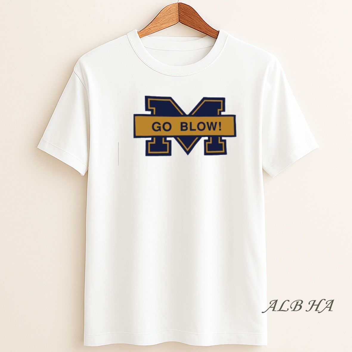 Official Michigan Wolverines Go Blow T Shirt