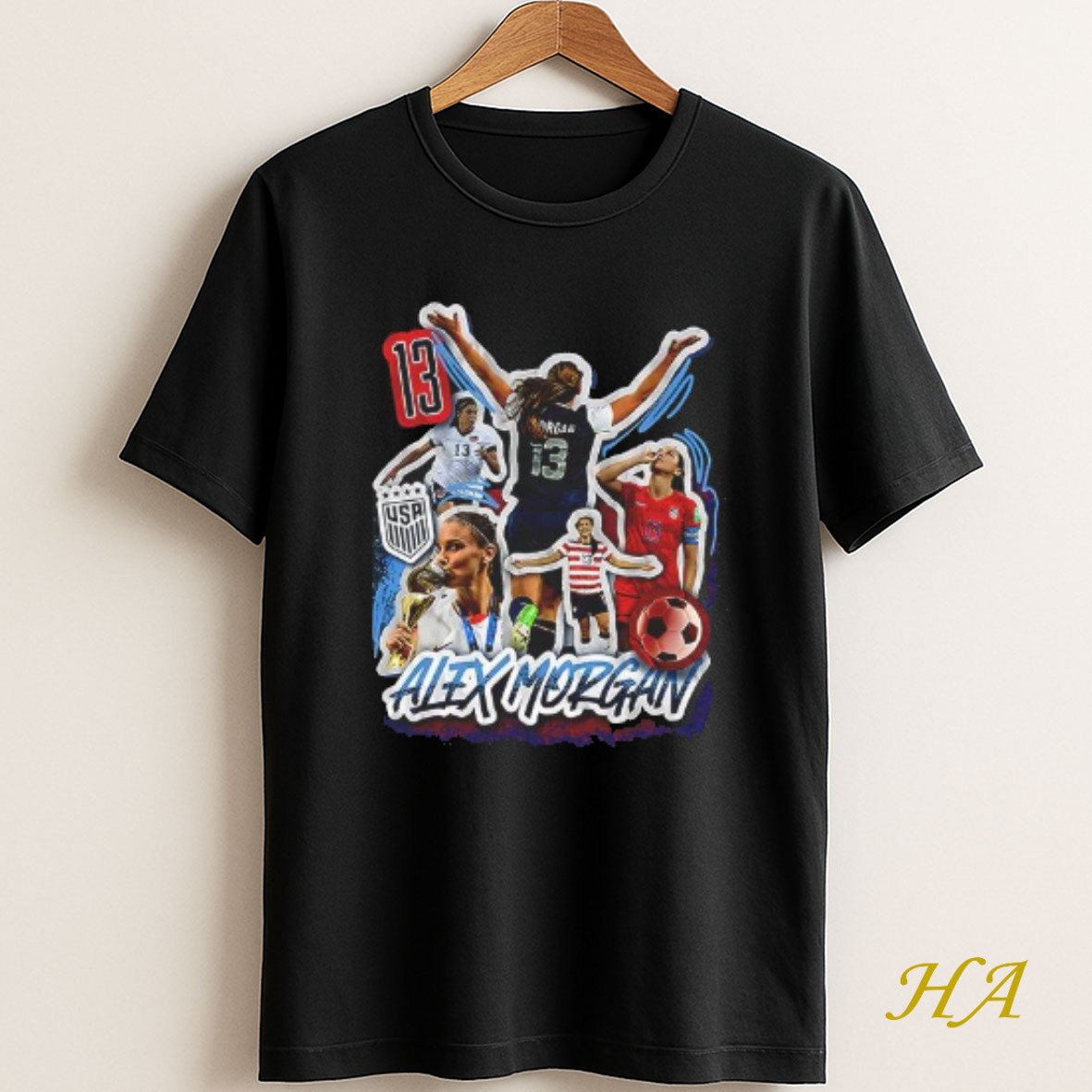 Official Premium Alex Morgan San Diego Wave Fc Graphic T Shirt