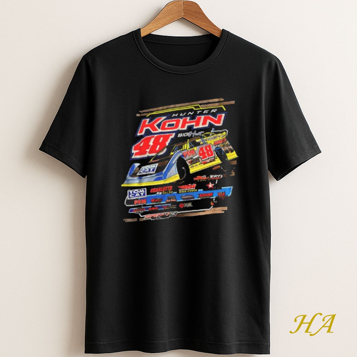 Official Premium Hunter Kohn Racing 48 Big Hunt T Shirt