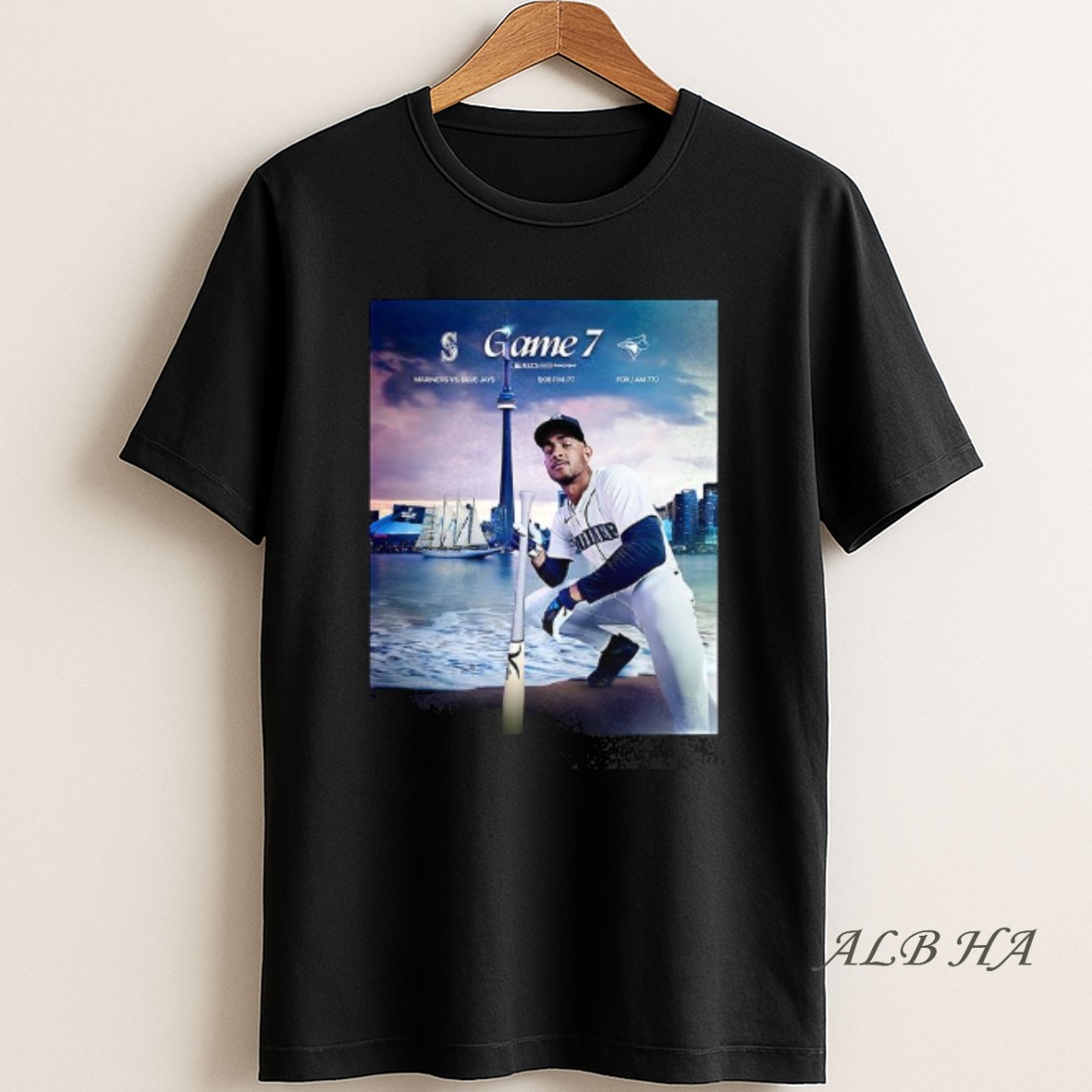 Official Seattle Mariners Vs Toronto Blue Jays Alcs Game 7 Julio Rodriguez T Shirt