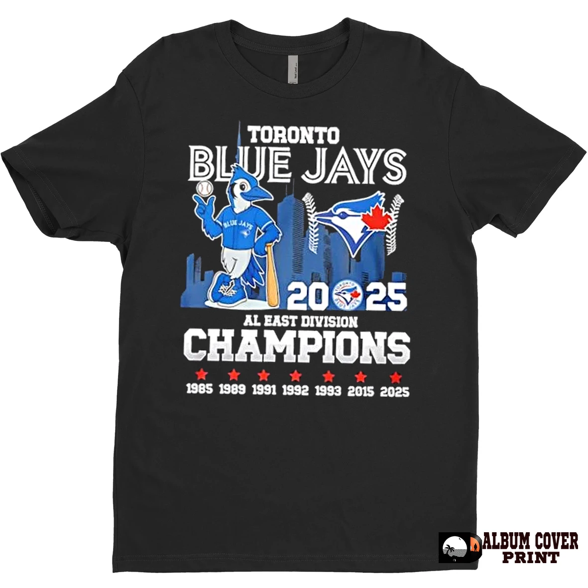 Original 2025 Toronto Blue Jays Al East Division Champions 7x Times Skyline T Shirt Sweater
