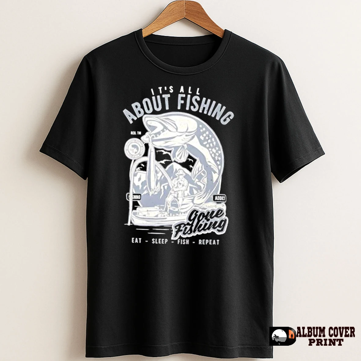 Original About Fishing Vintage Angler T Shirt Sweater