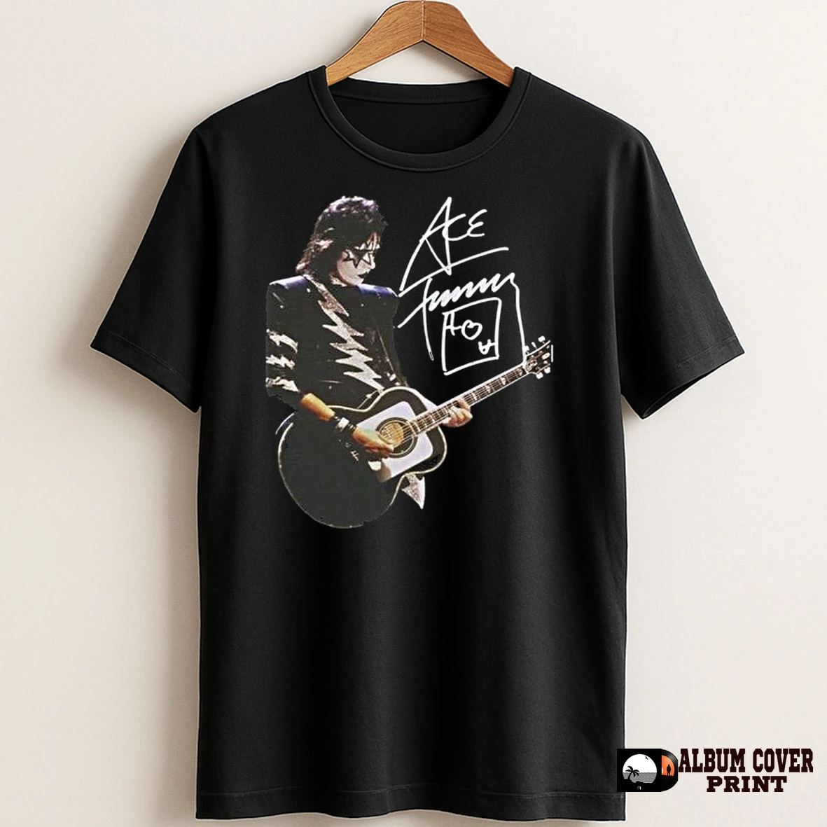 Original Ace Frehley Tribute Memorial To The Spaceman Kiss Guitar Legend Vintage Style Band Classic Rock Fan Gift T Shirt Sweater