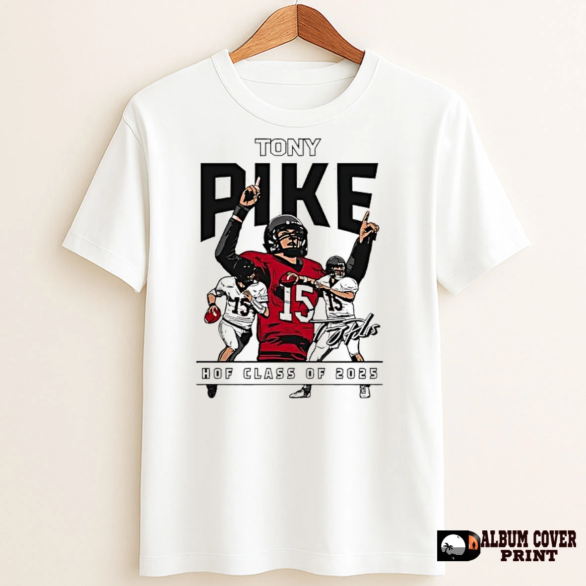 Original Anthony Steven Tony Pike Hof Class Of 2025 Signature T Shirt Sweater