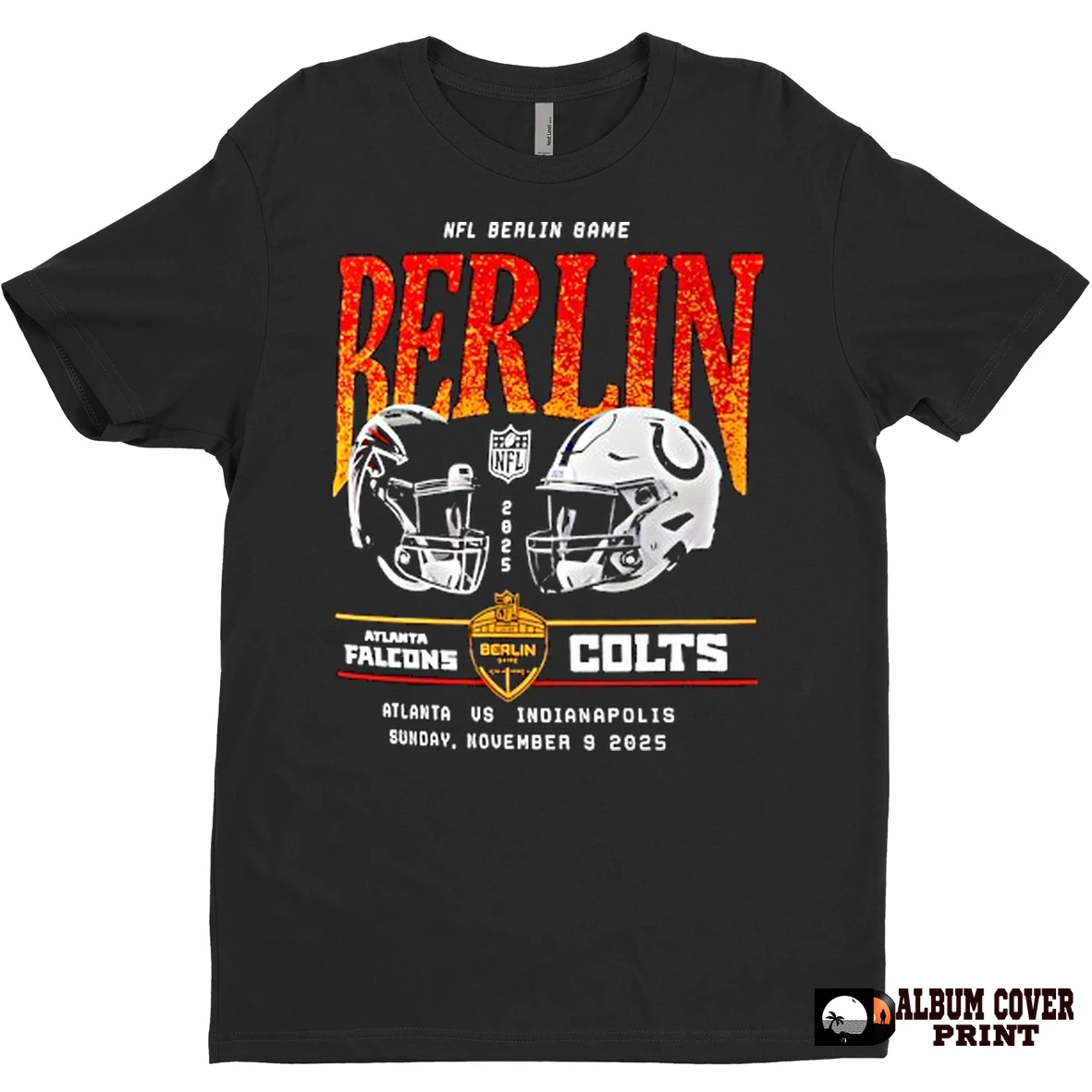 Original Atlanta Falcons Vs Indianapolis Colts Nfl Berlin Game 2025 Nfl T Shirt Sweater