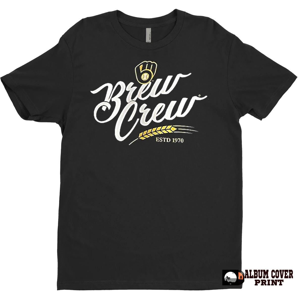 Original Awesome Milwaukee Brewers Brew Crew Team Adrenaline 1970 T Shirt Sweater
