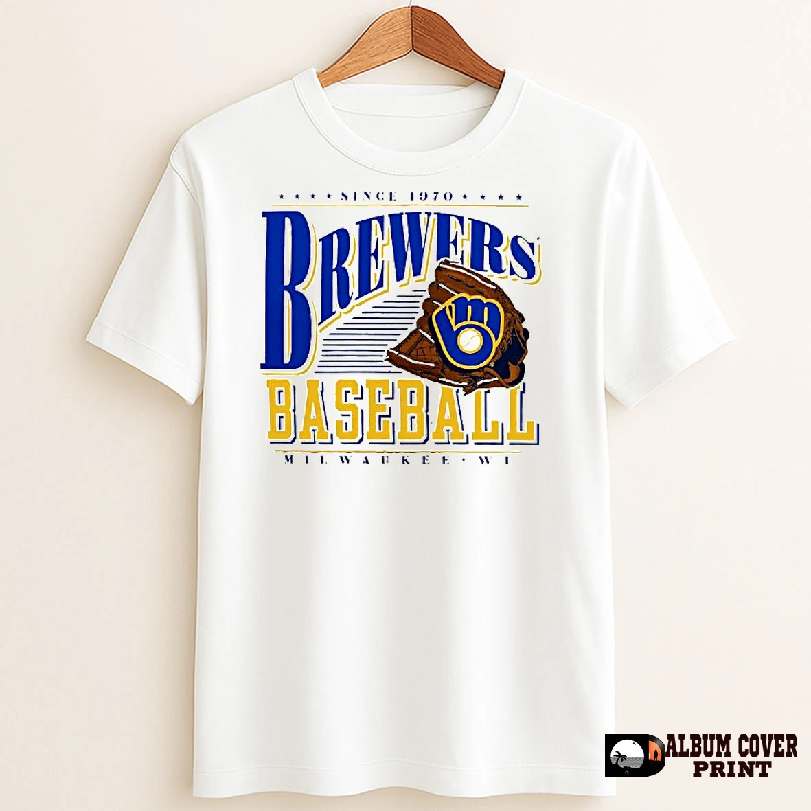 Original Awesome Milwaukee Brewers Cooperstown Collection Winning Time Since 1970 T Shirt Sweater