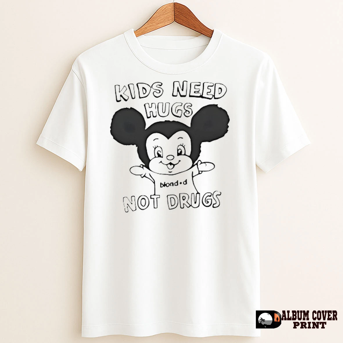 Original Baby Mickey Kids Need Hugs Not Grugs Blondd T Shirt Sweater