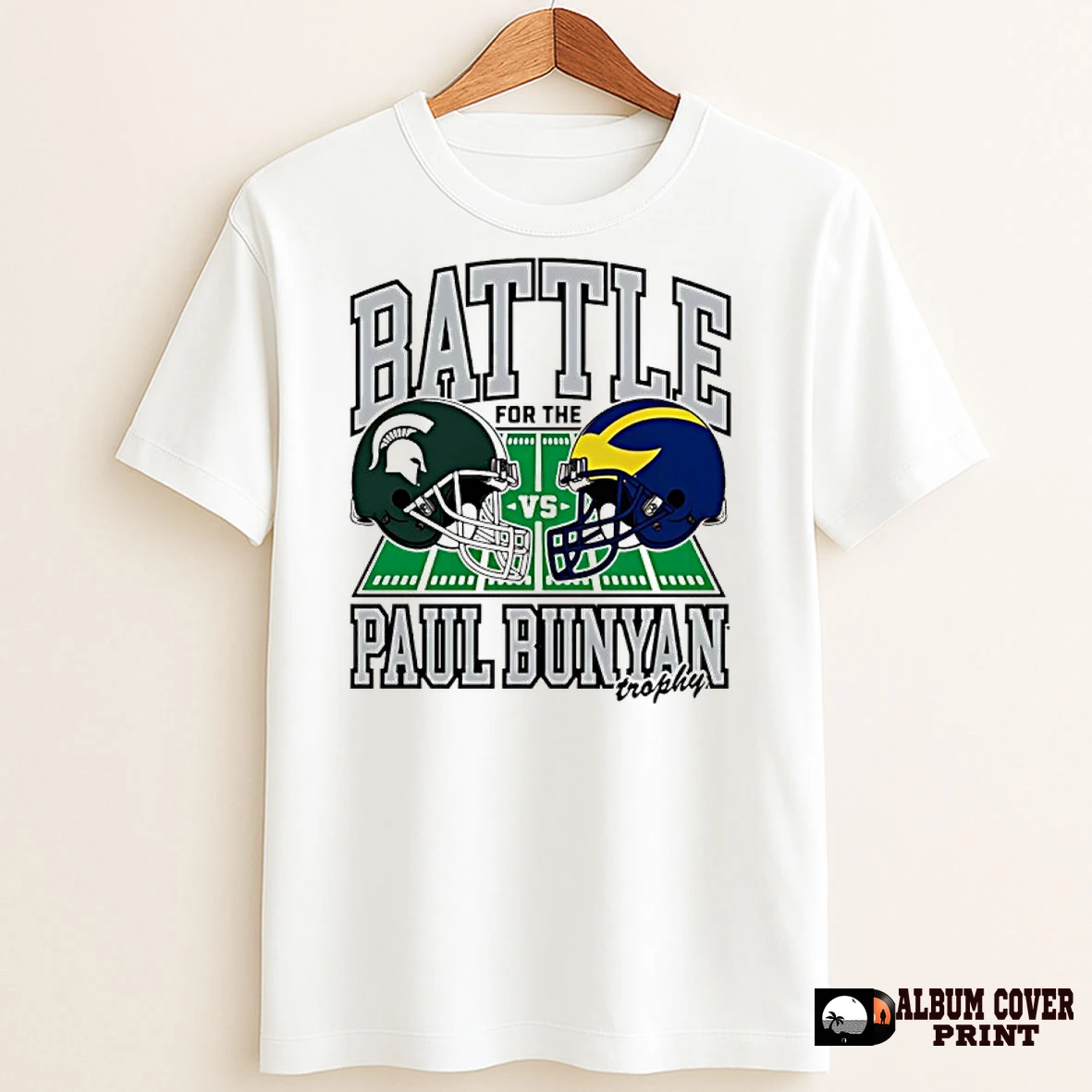 Original Battle For The Paul Bunyan Trophy Michigan Wolverines Vs Michigan State Spartans 2025 T Shirt Sweater