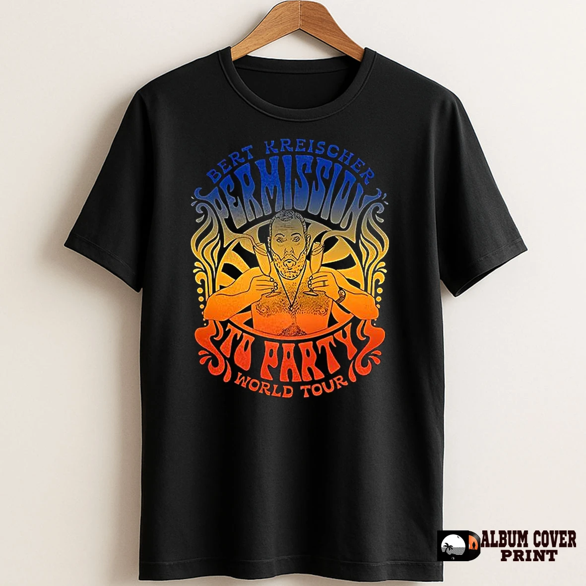 Original Bert Kreischer Permission To Party T Shirt Sweater