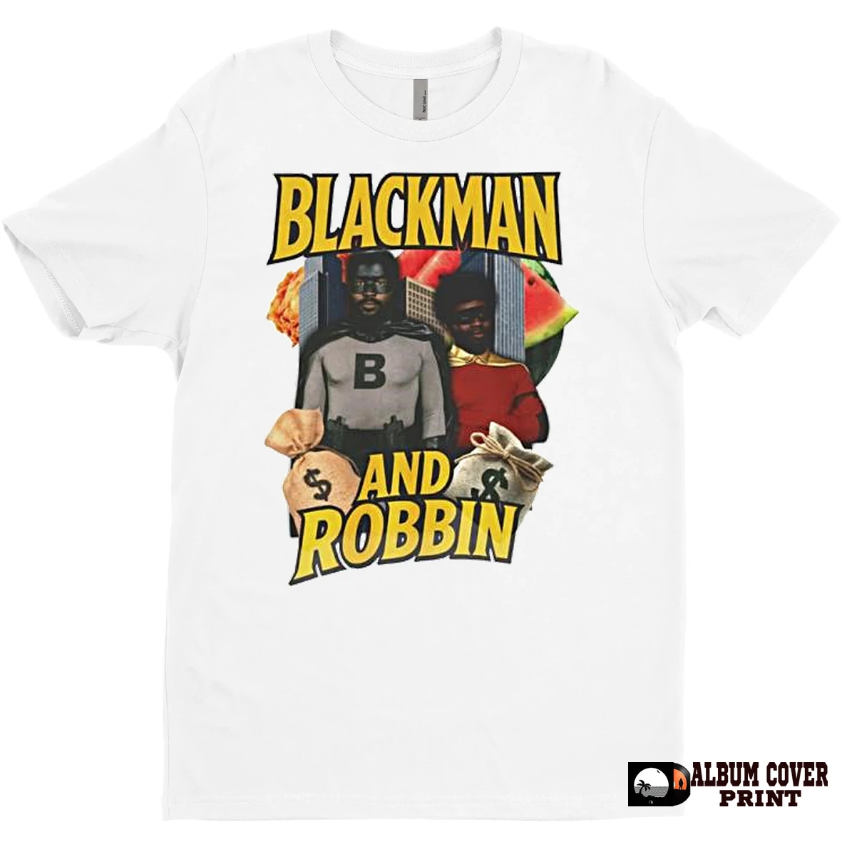 Original Blackman And Robbin Graphic Ornaments T Shirt Sweater