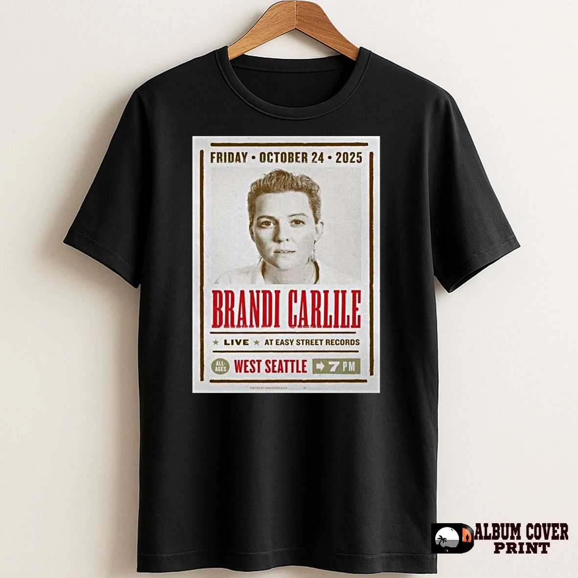 Original Brandi Carlile Seattle Wa Friday October 24 2025 T Shirt Sweater