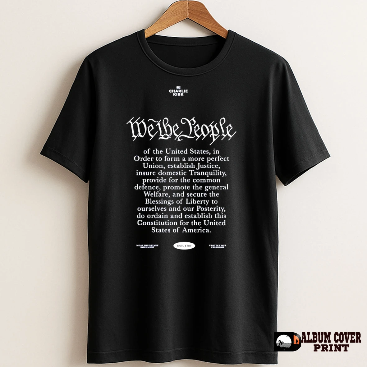 Original Charlie Kirk We The People Quote T Shirt Sweater