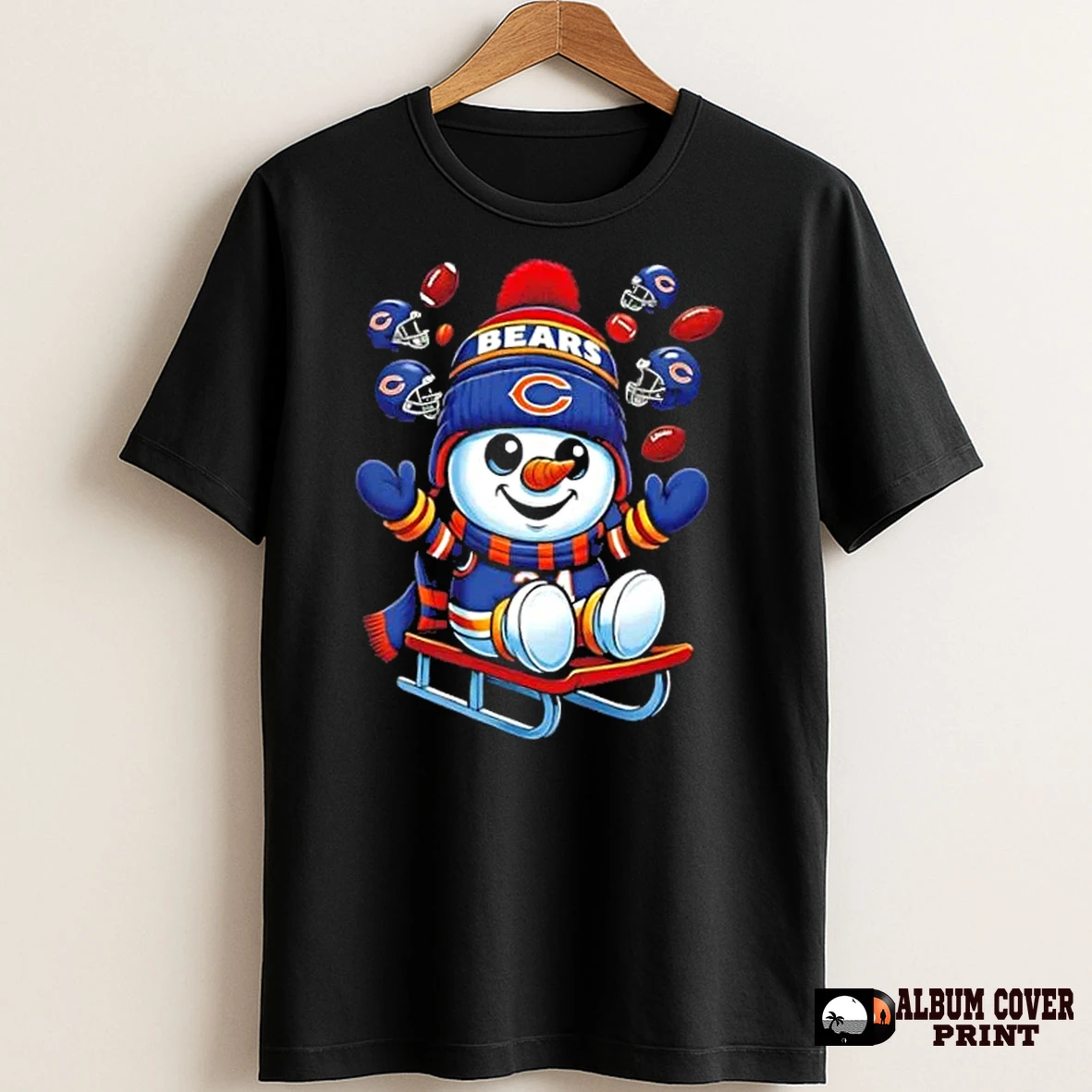 Original Chicago Bears Football X Snowman Merry Christmas T Shirt Sweater