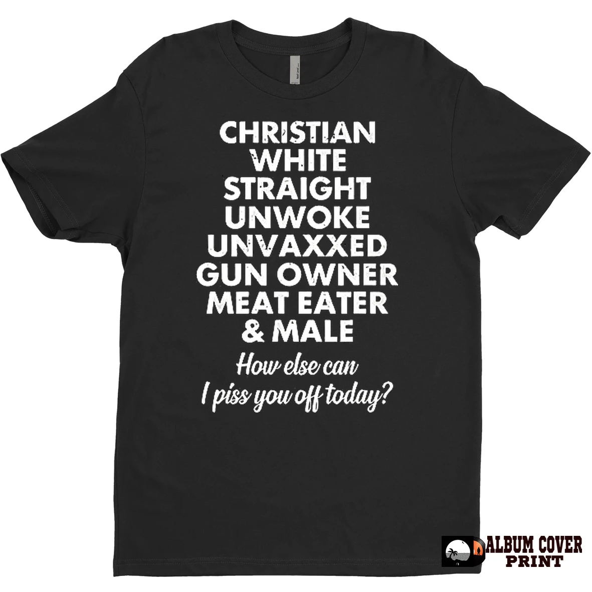 Original Christian White Straight Unwoke Unvaxxed Gun Owner Meat Eater Male How Else Can I Piss You Off Today T Shirt Sweater