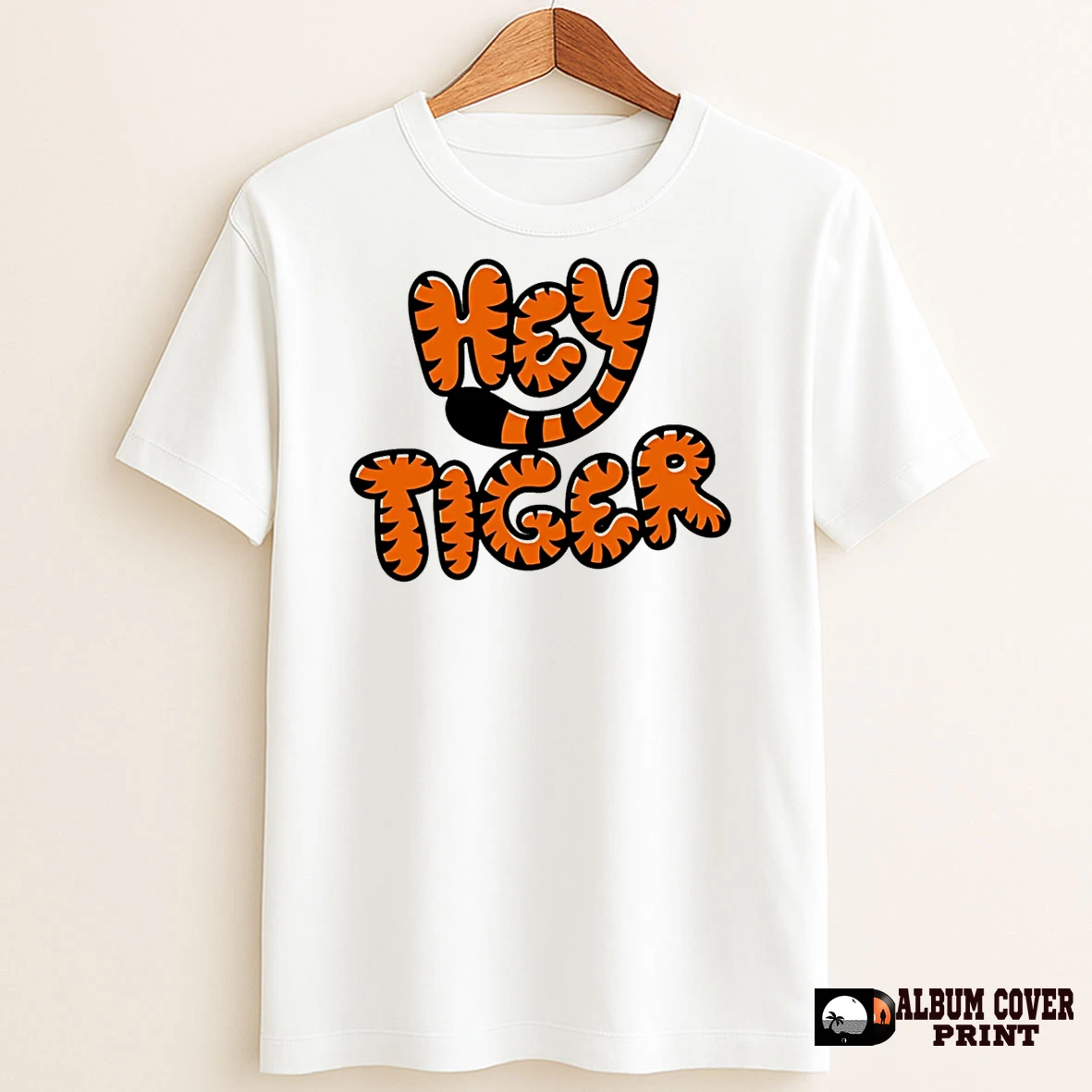 Original Cincinnati Bengal Hey Tiger Bubble Letter T Shirt Sweater