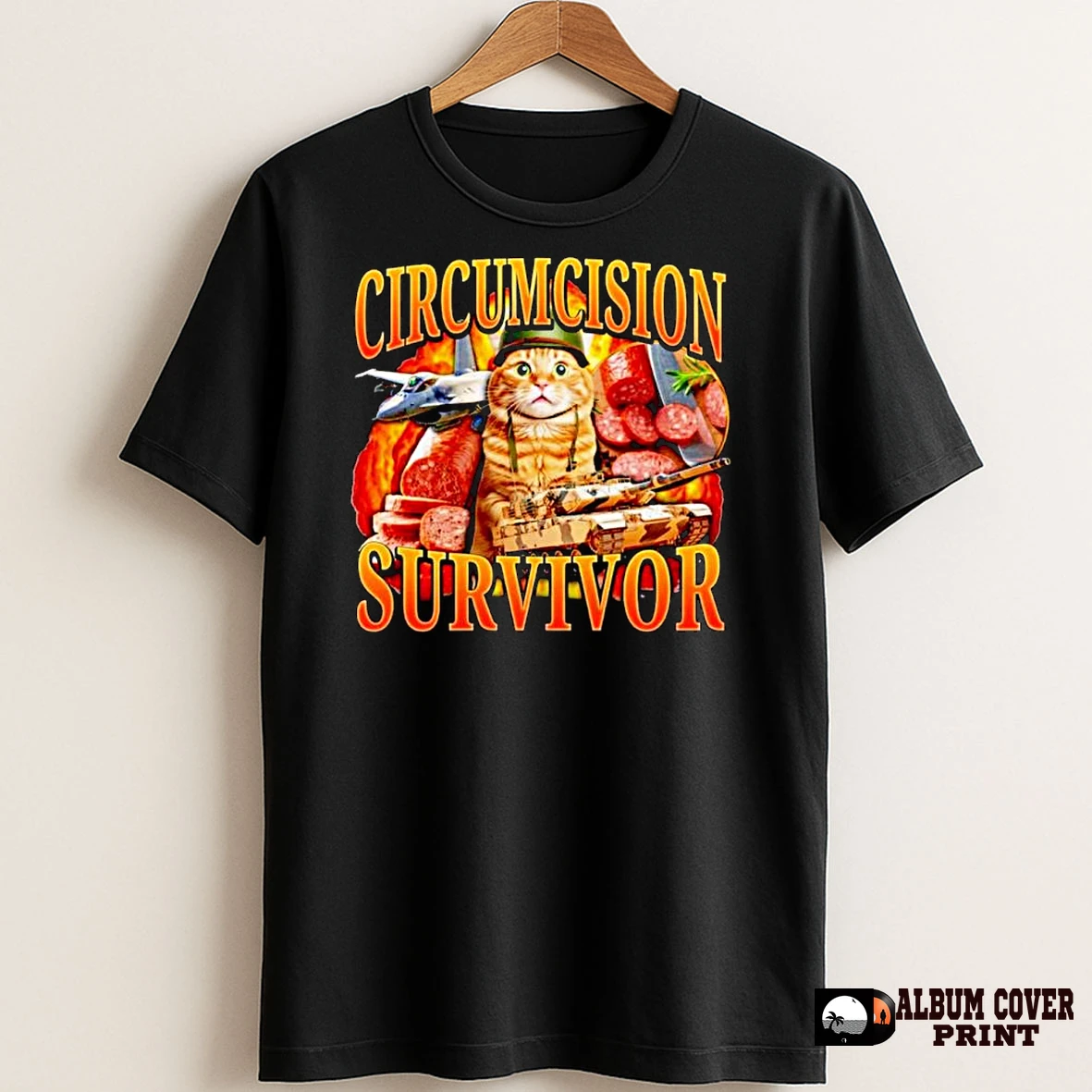 Original Circumcision Survivor Cat Funny Ornaments T Shirt Sweater
