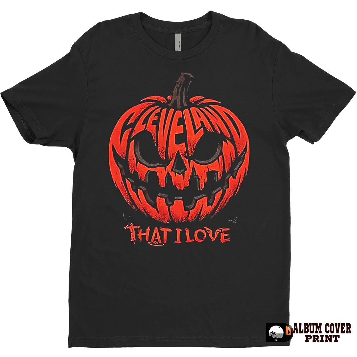 Original Cleveland That I Love Pumpkin Halloween 2025 T Shirt Sweater