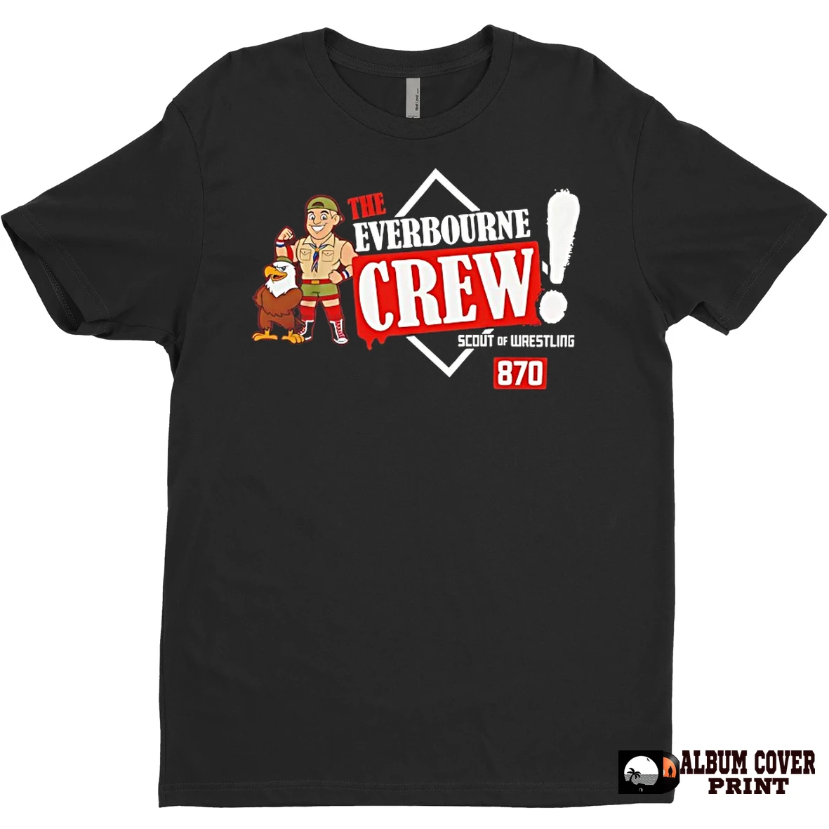 Original Danny Everbourne The Everbourne Crew Scout Of Wrestling T Shirt Sweater