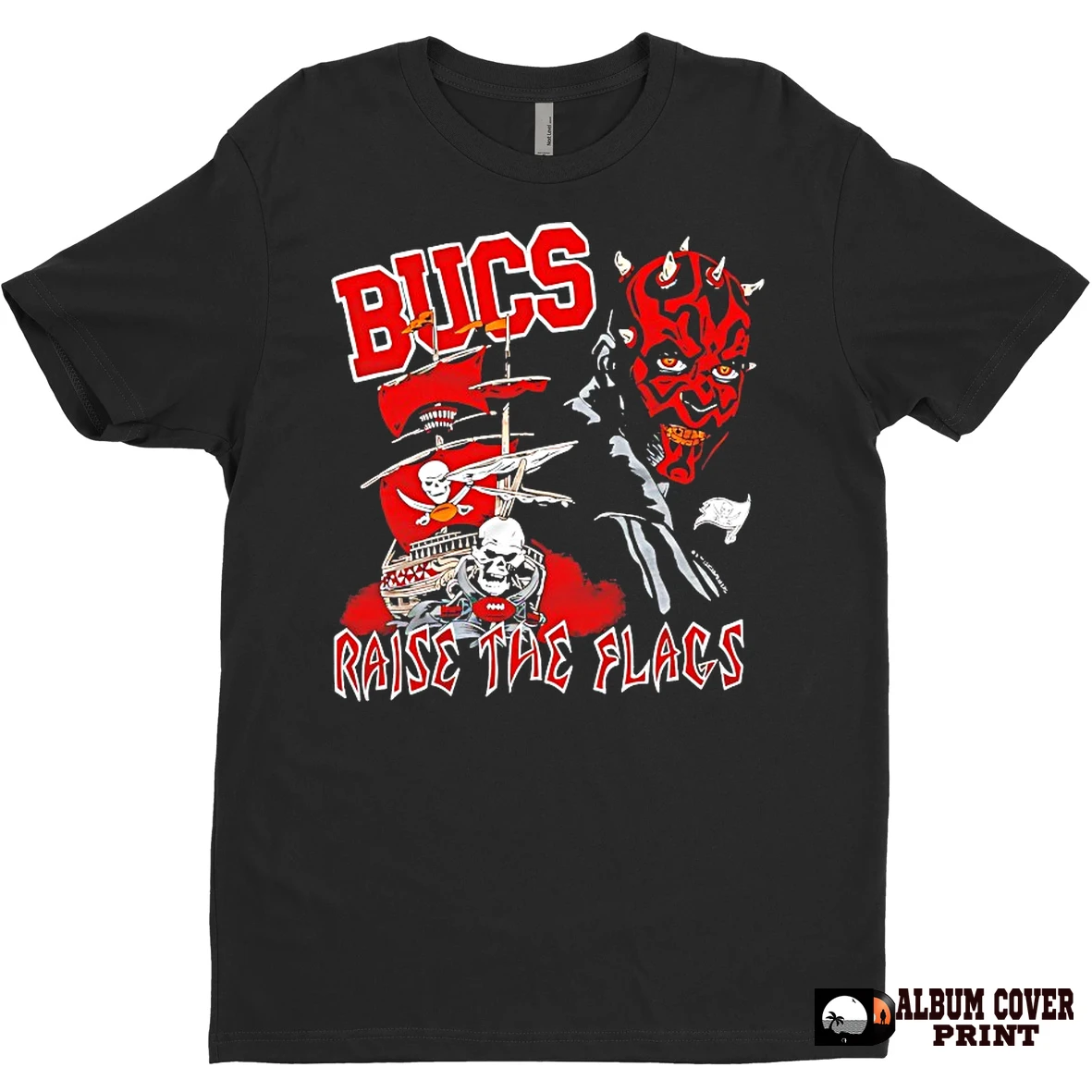 Original Darth Maul Star Wars X Tampa Bay Buccaneers Raise The Plags T Shirt Sweater