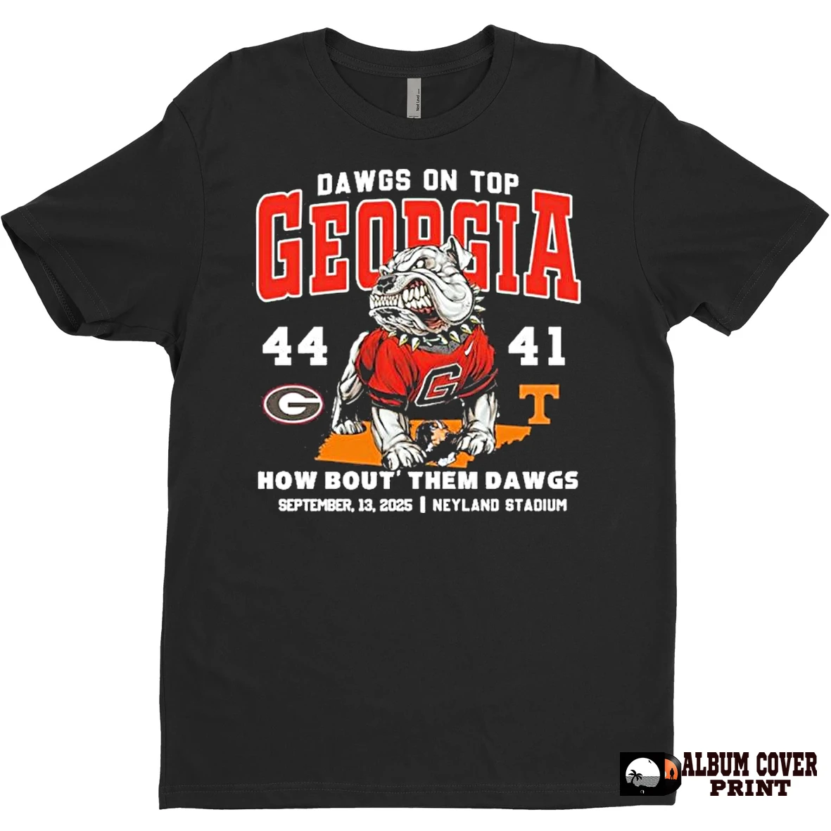 Original Dawgs On Top Georgia 44 41 Tennessee 2025 T Shirt Sweater