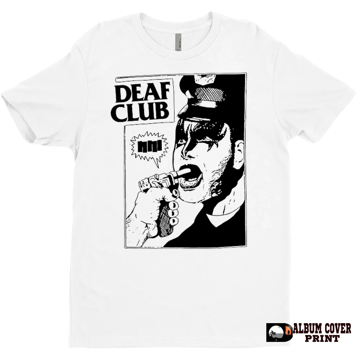 Original Deaf Club Police Story Black Flag T Shirt Sweater