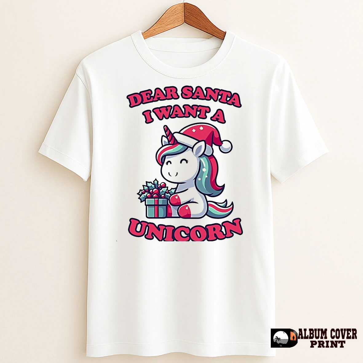 Original Dearsanta I Want A Unicorn Christmas Gift T Shirt Sweater