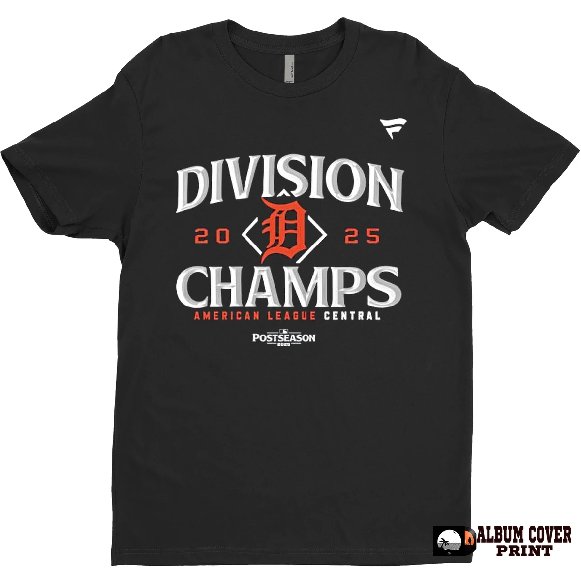 Original Detroit Tigers 2025 Al Central Division Champions Locker Room T Shirt Sweater