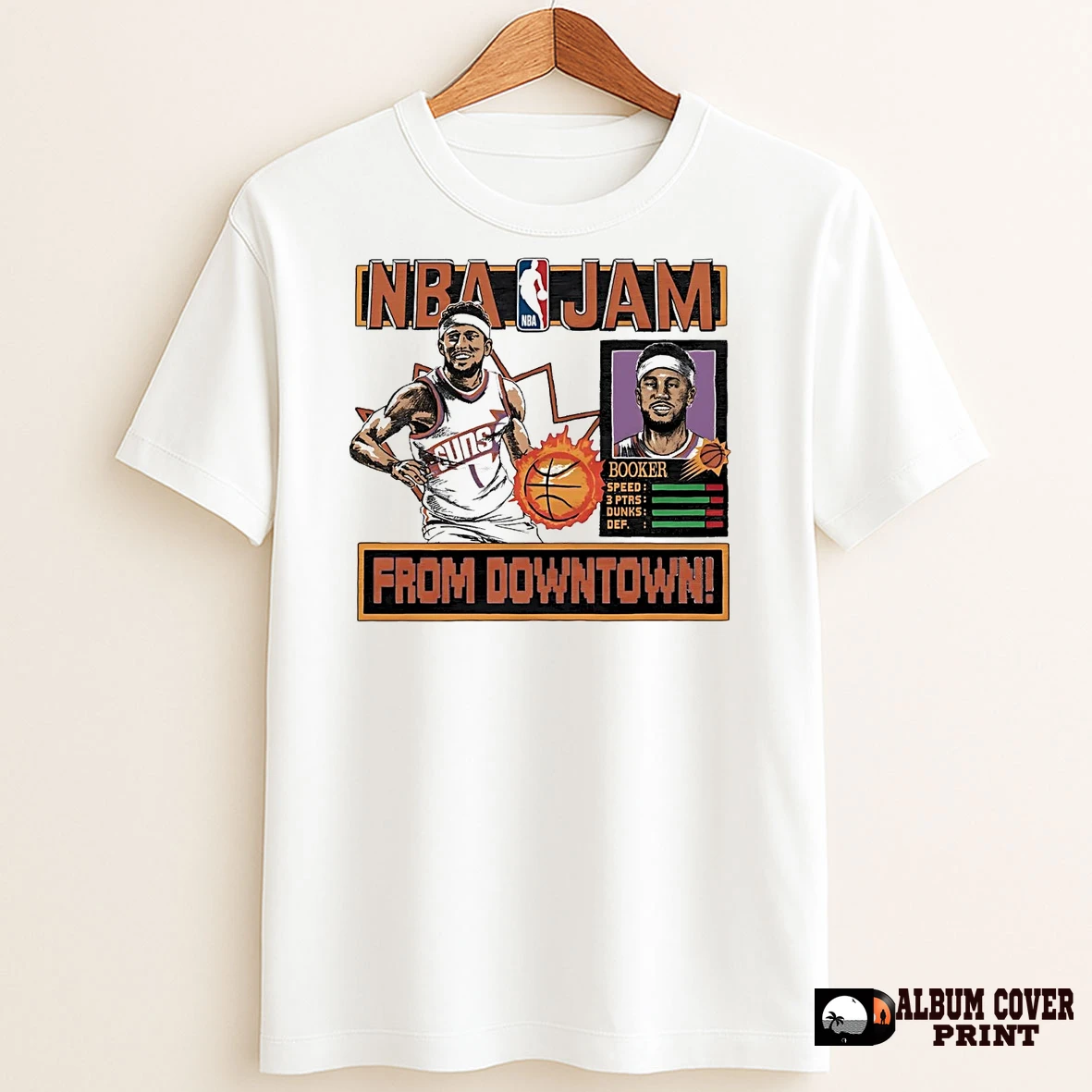 Original Devin Booker From Downtown Nba Jam Suns T Shirt Sweater