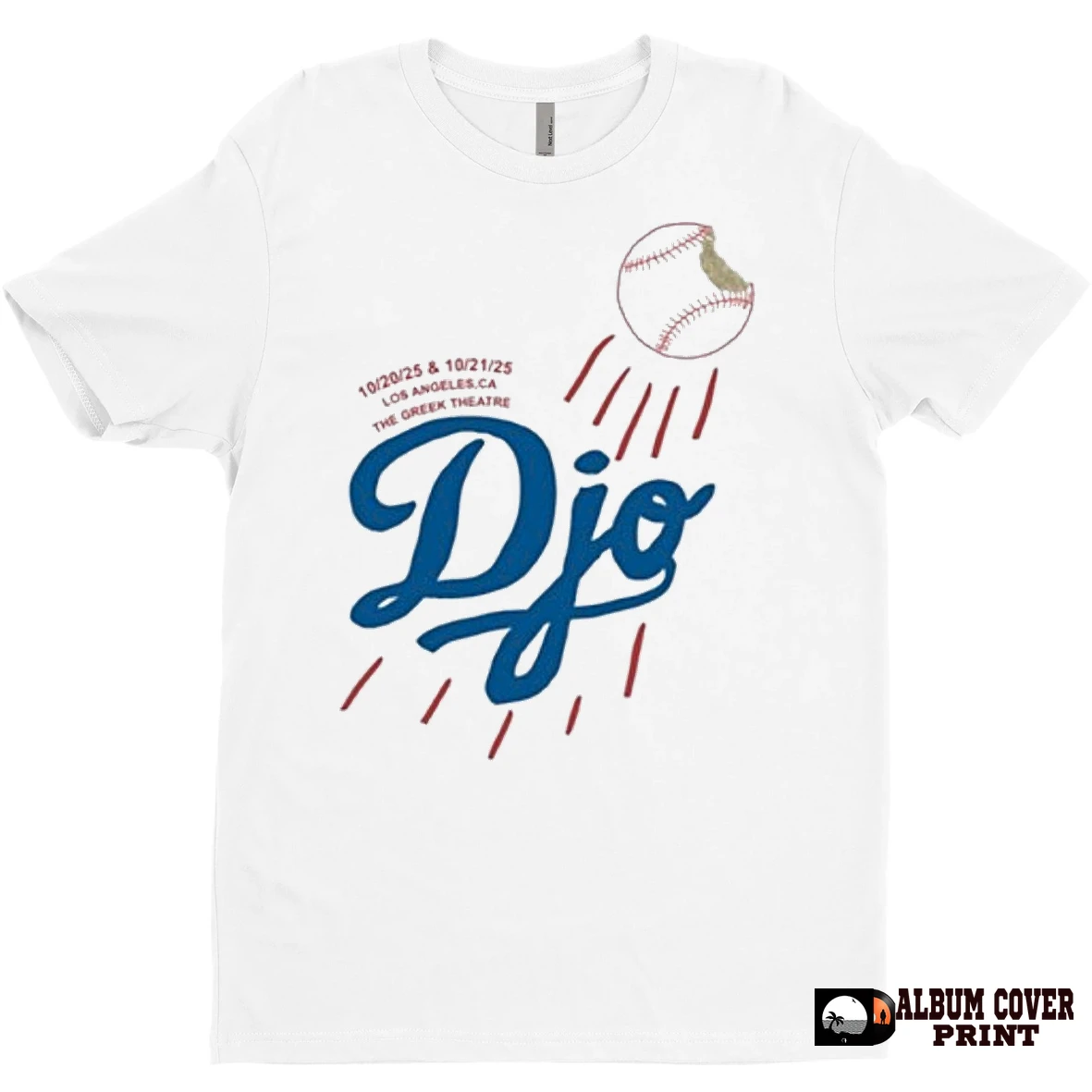 Original Djo Music Greek Theatre Los Angeles Ca Oct 20 21 2025 T Shirt Sweater