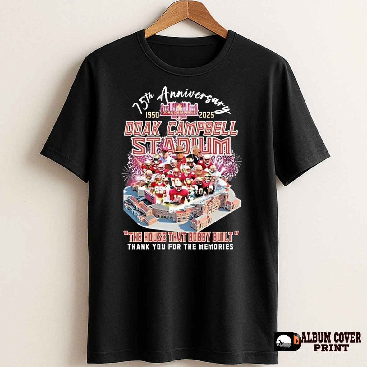 Original Florida State Seminoles Doak Campbell Stadium 1950 2025 The House That Bobby Built T Shirt Sweater