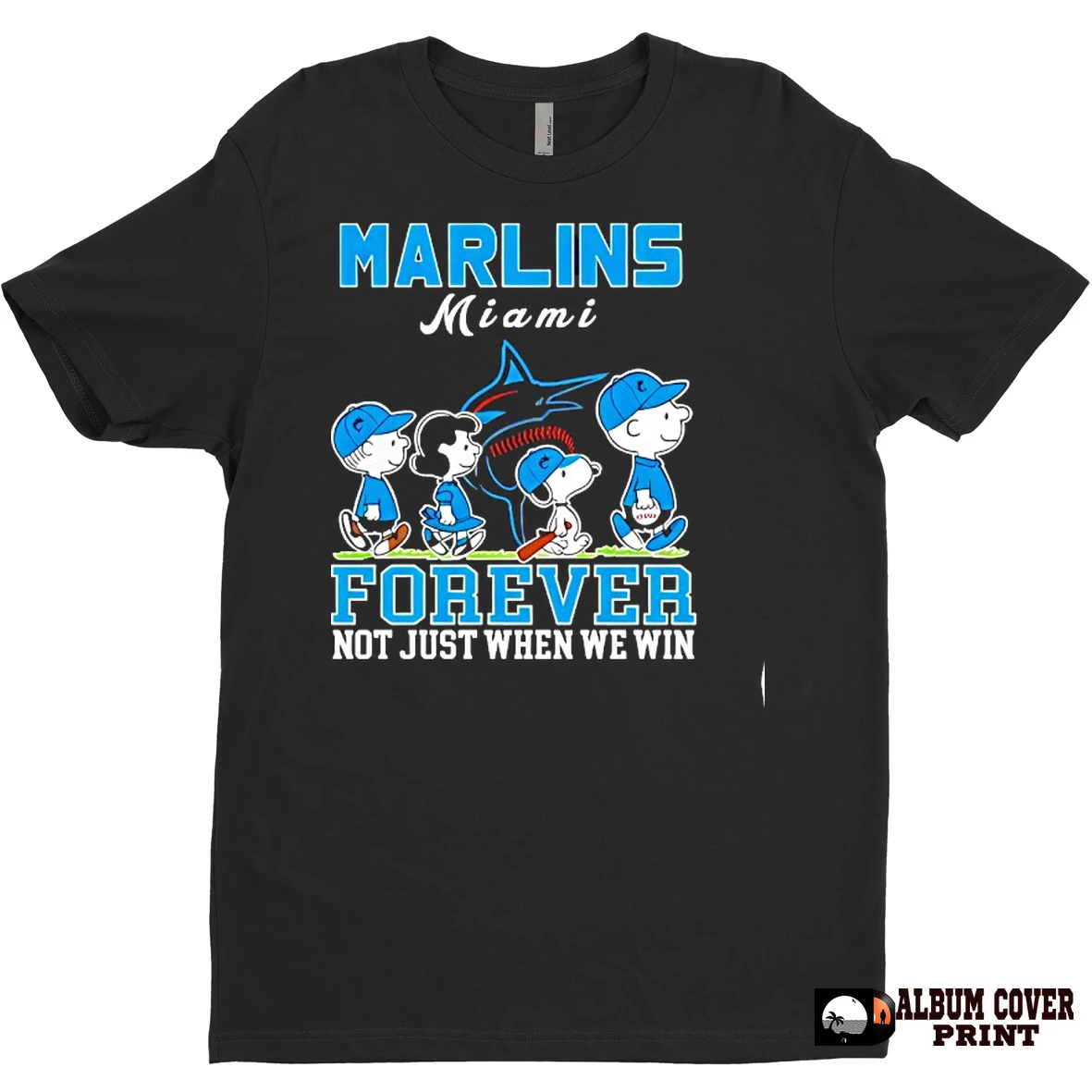 Original Forever Miami Marlins Snoopy And Peanuts Forever Not Just When We Win T Shirt Sweater