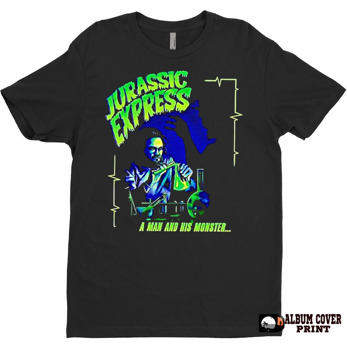 Original Frankenstein Jurassic Express A Man And His Monster T Shirt Sweater