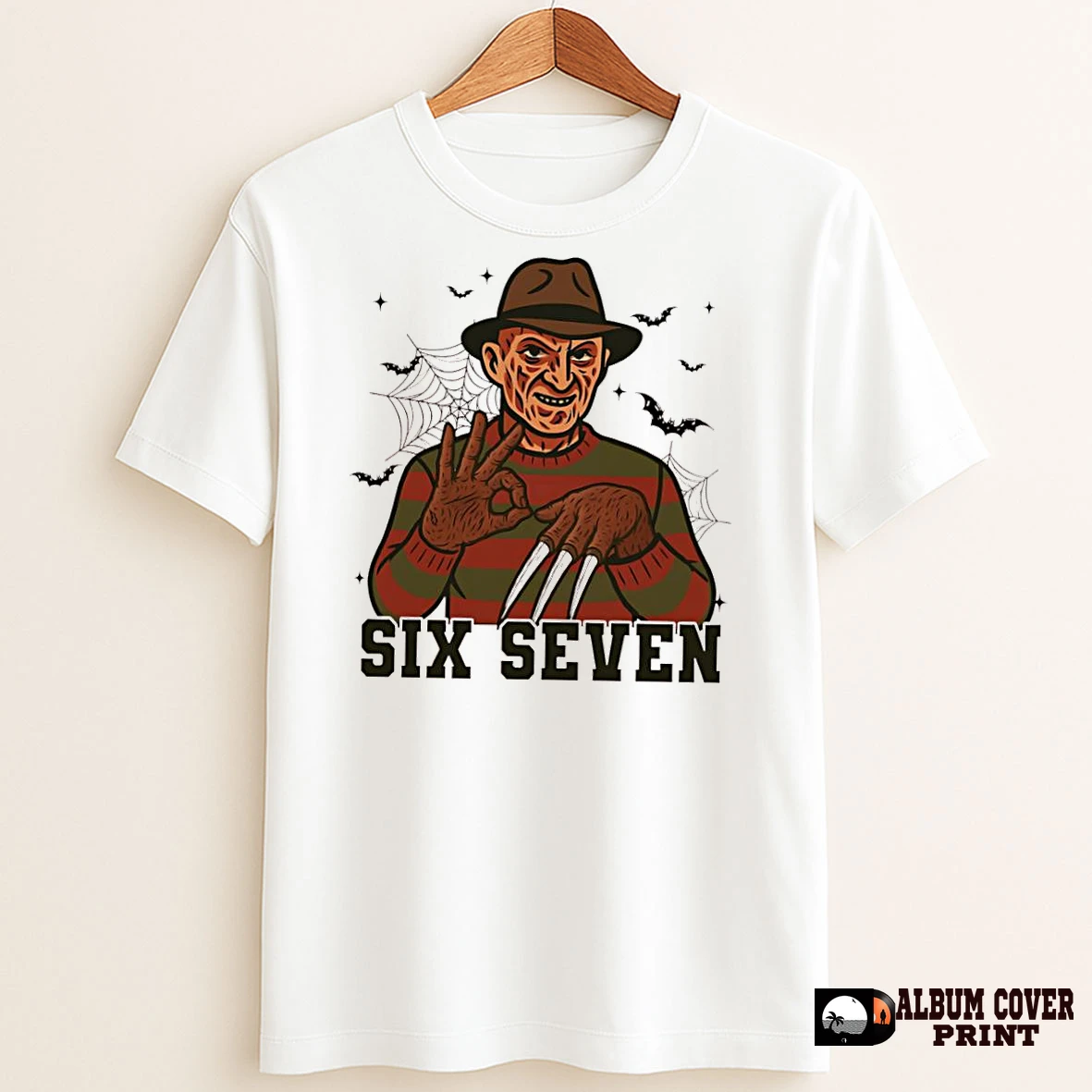 Original Freddy Krueger Six Seven Spooky Halloween T Shirt Sweater