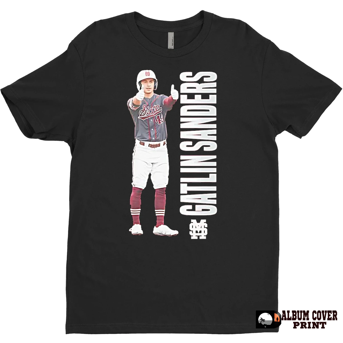Original Gatlin Sanders Portrait Like Mississippi State T Shirt Sweater