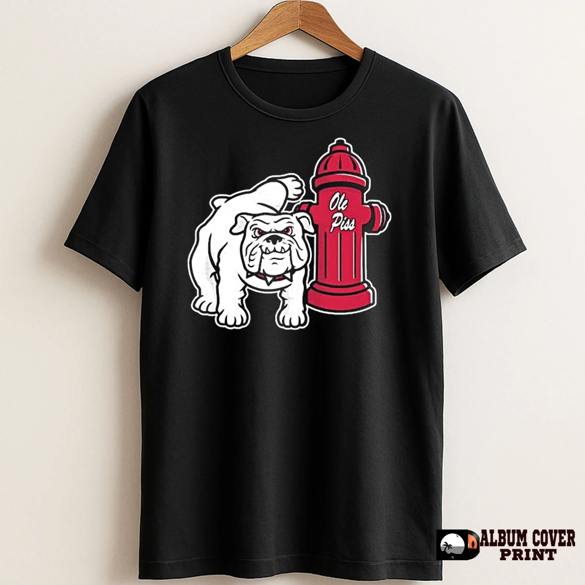 Original Georgia Bulldogs Vs Ole Miss Rebels Hydrant Mascot T Shirt Sweater