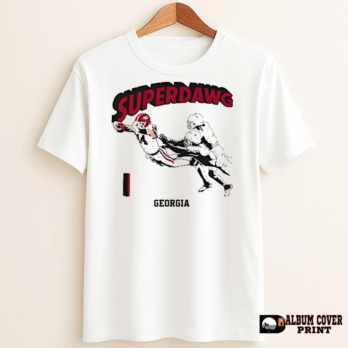 Original Georgia Football Super Gunner Stockton T Shirt Sweater