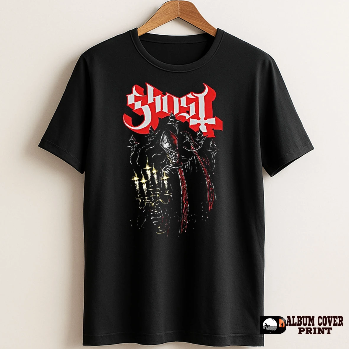 Original Ghost Haunted Candelabra T Shirt Sweater