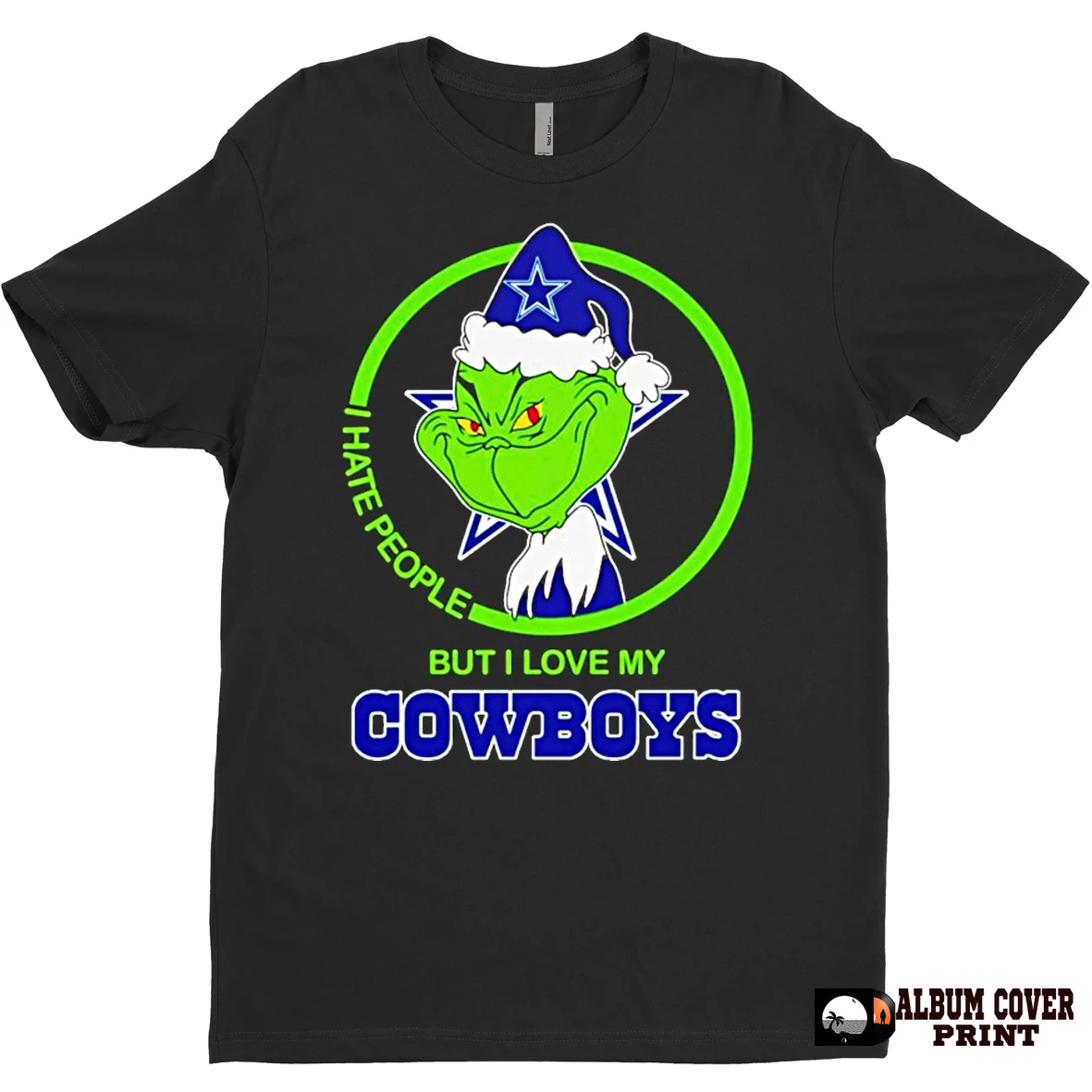 Original Grinch I Hate People But I Love My Dallas Cowboys T Shirt Sweater