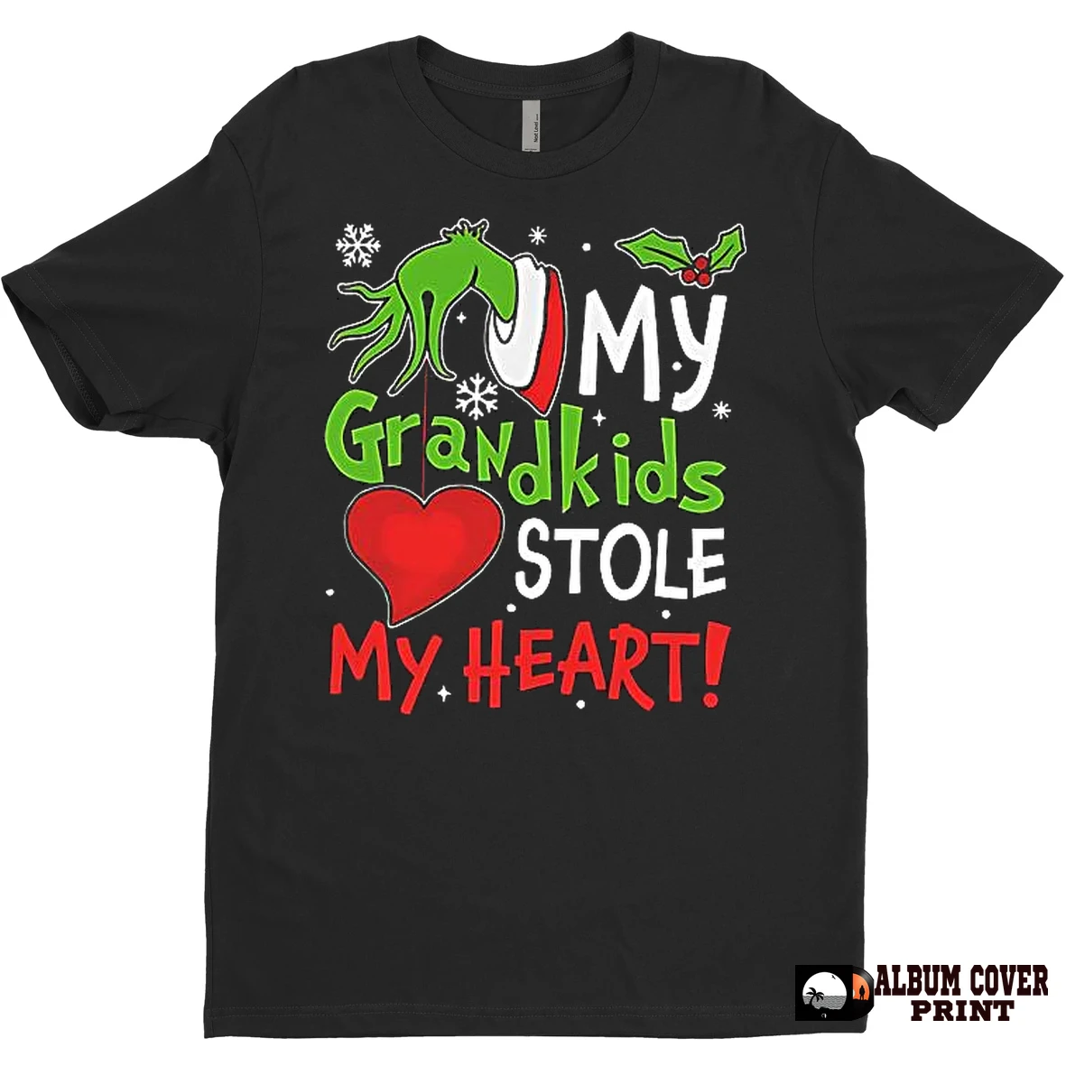 Original Grinchmas My Grandkids Stole My Heart Merry Christmas T Shirt Sweater