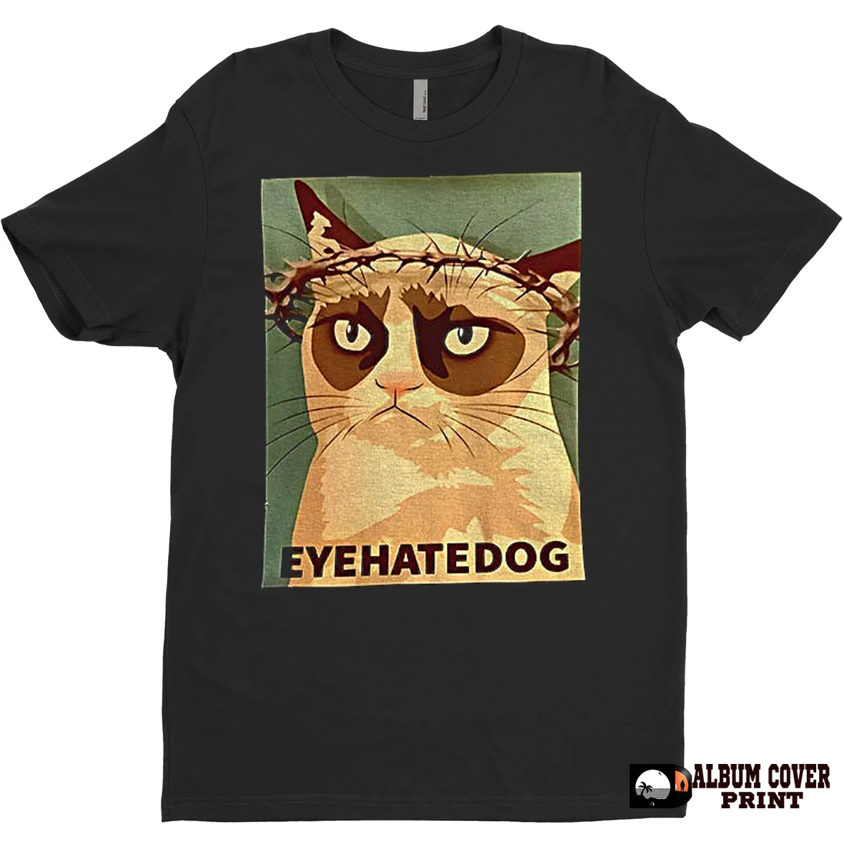 Original Grumpy Cat Meme Eyehatedog Vintage T Shirt Sweater