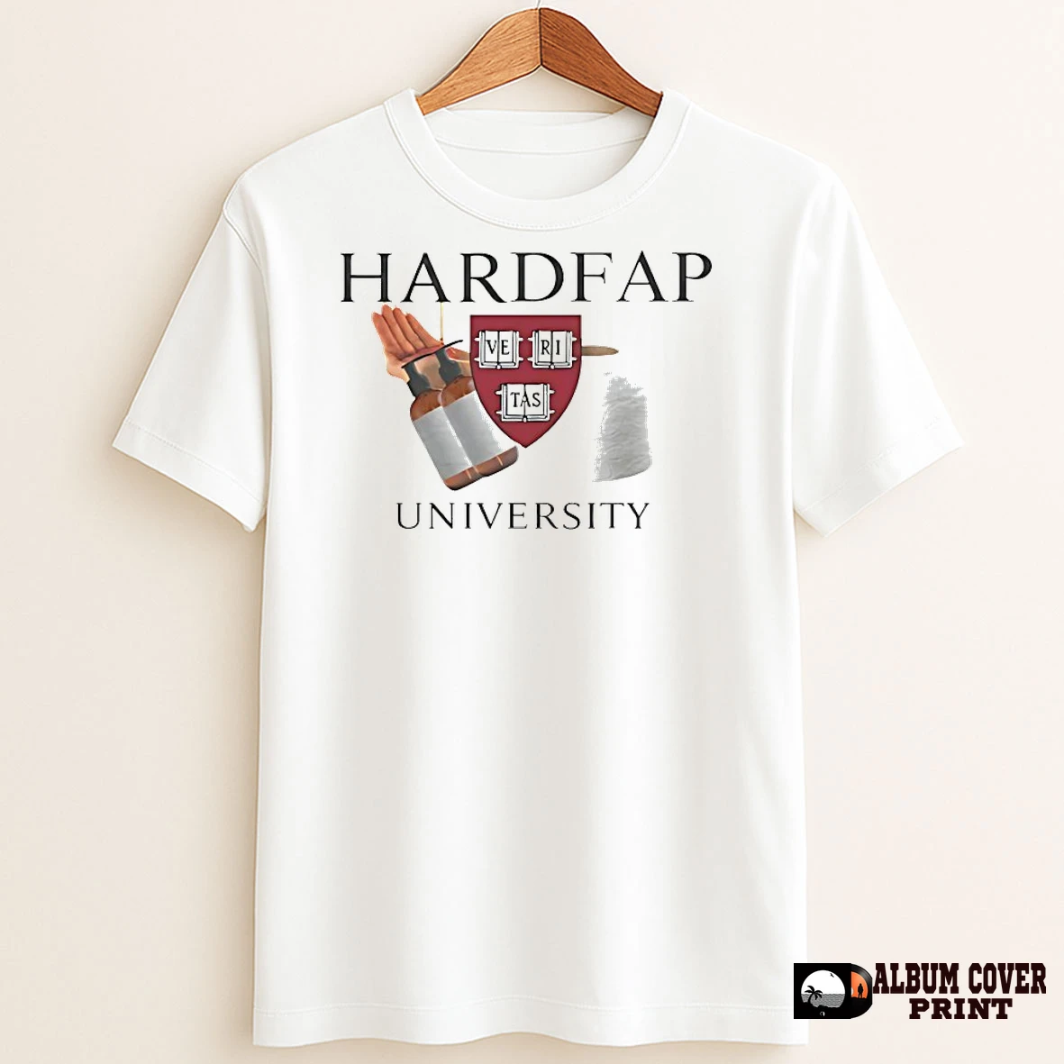 Original Hardfap University Logo T Shirt Sweater
