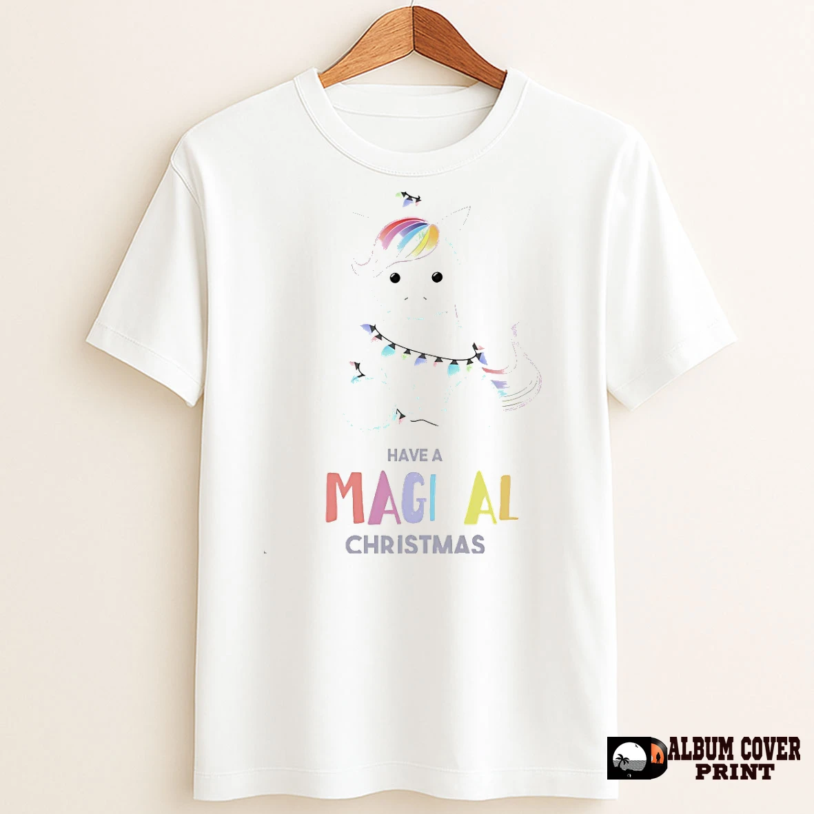 Original Have A Magical Christmas Unicorn Light String T Shirt Sweater