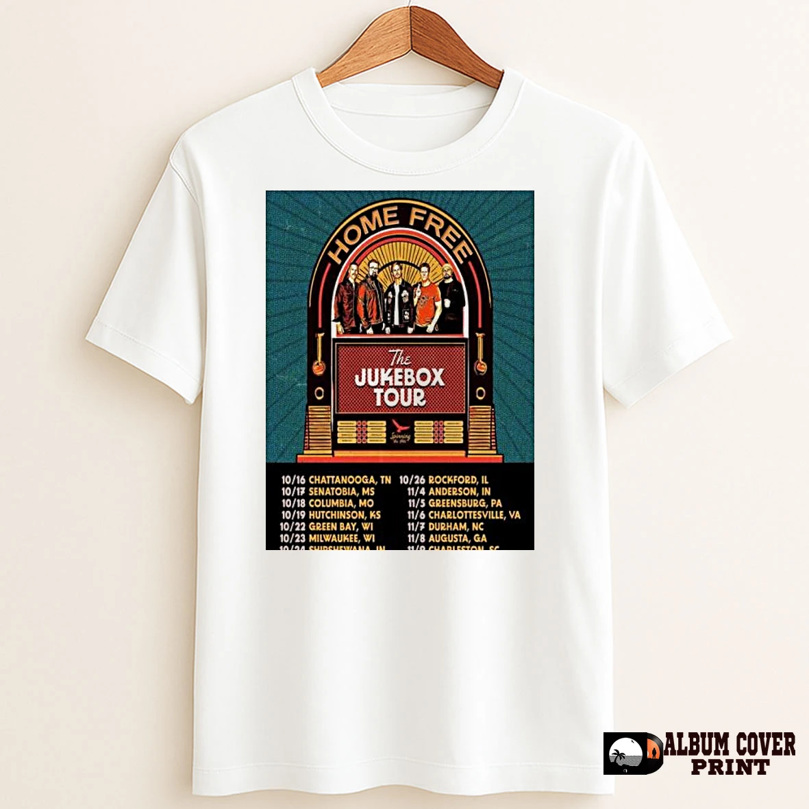Original Home Free The Jukebox Tour 2025 T Shirt Sweater